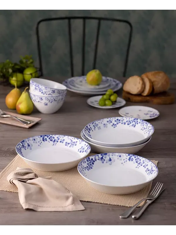 Набор из 4 мисок для ужина Bloomington Road Coupe Noritake — изображение 2 из 3, синий