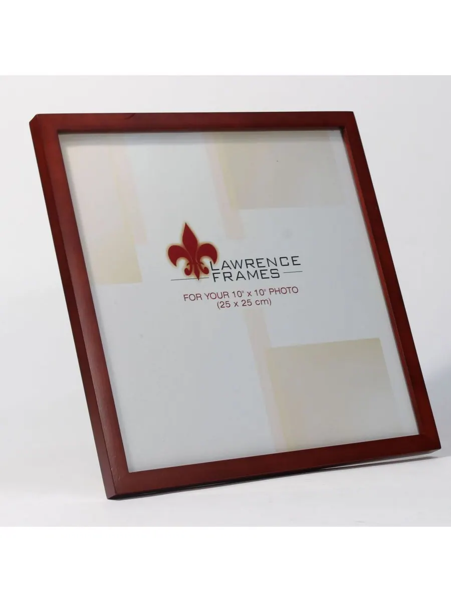 755610 Рамка для картины из орехового дерева - 10" x 10" Lawrence Frames — изображение 2 из 3, коричневый