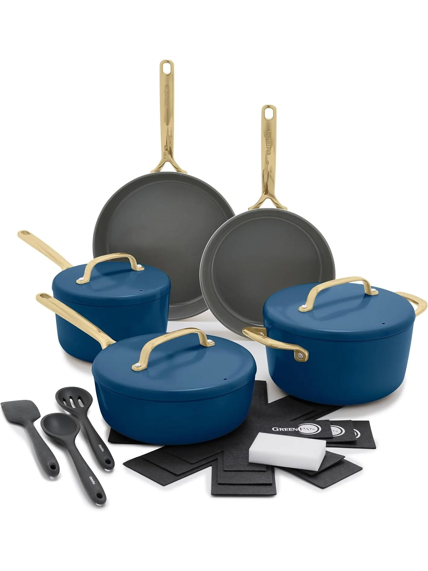 Набор посуды GreenPan GP5 Hard Anodized, 15 предметов