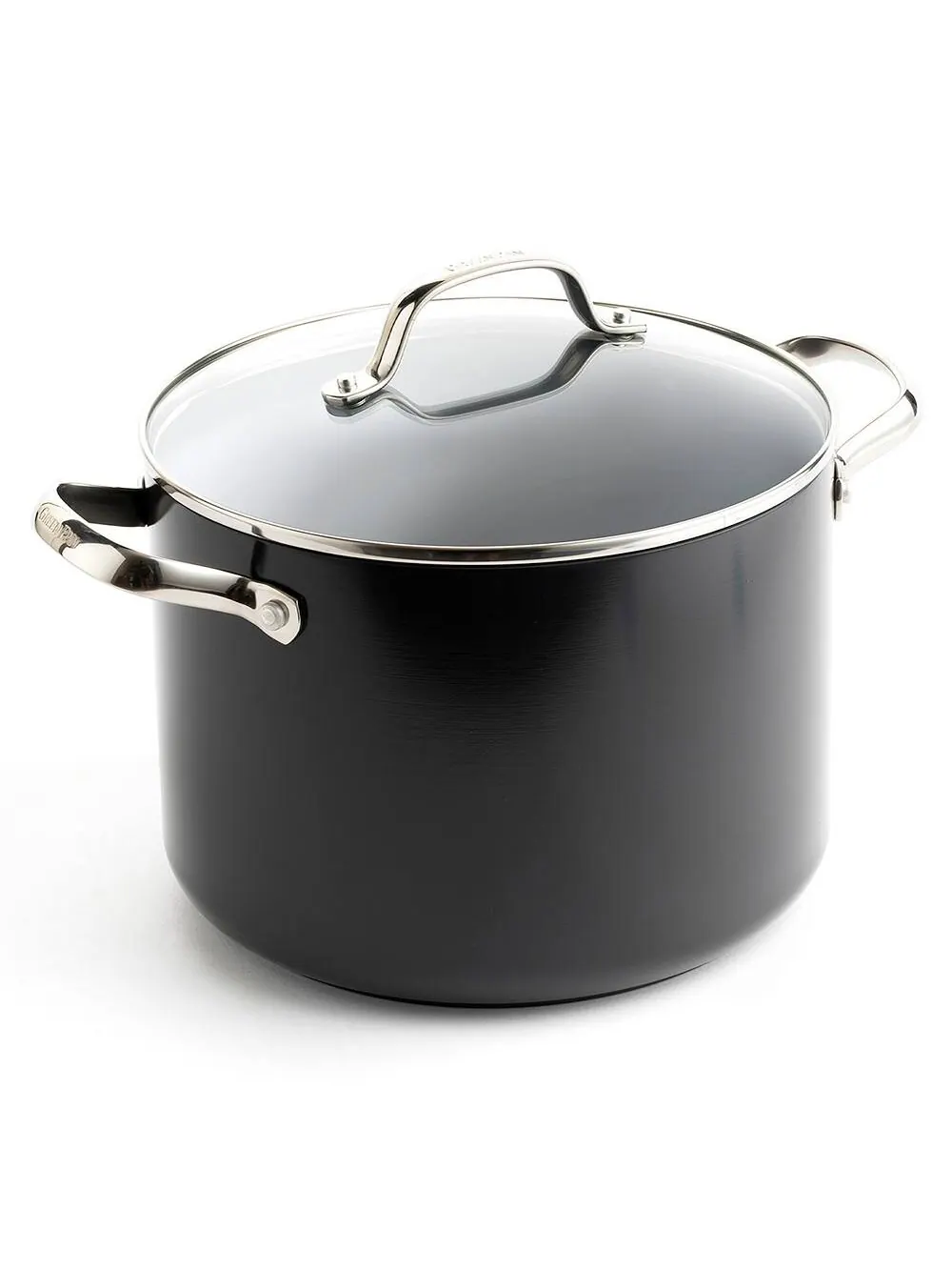 Кастрюля с крышкой GreenPan Valencia Pro, 26 см, 7.6 л — изображение 2 из 6, черный