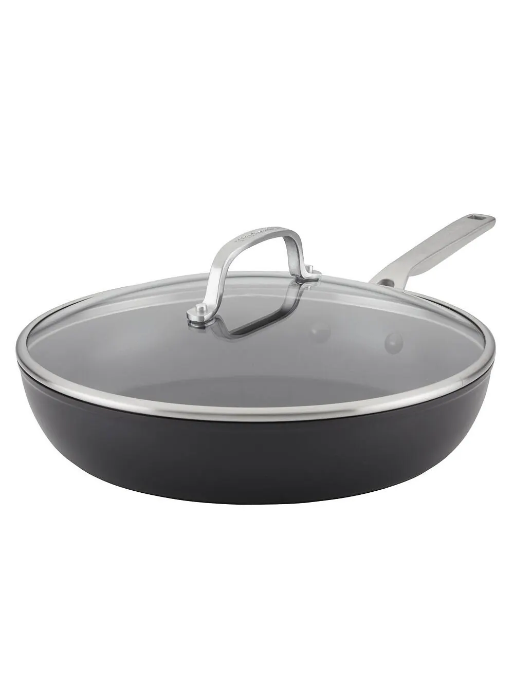 Сковорода с крышкой KitchenAid Hard-Anodized Induction Nonstick, 31 см