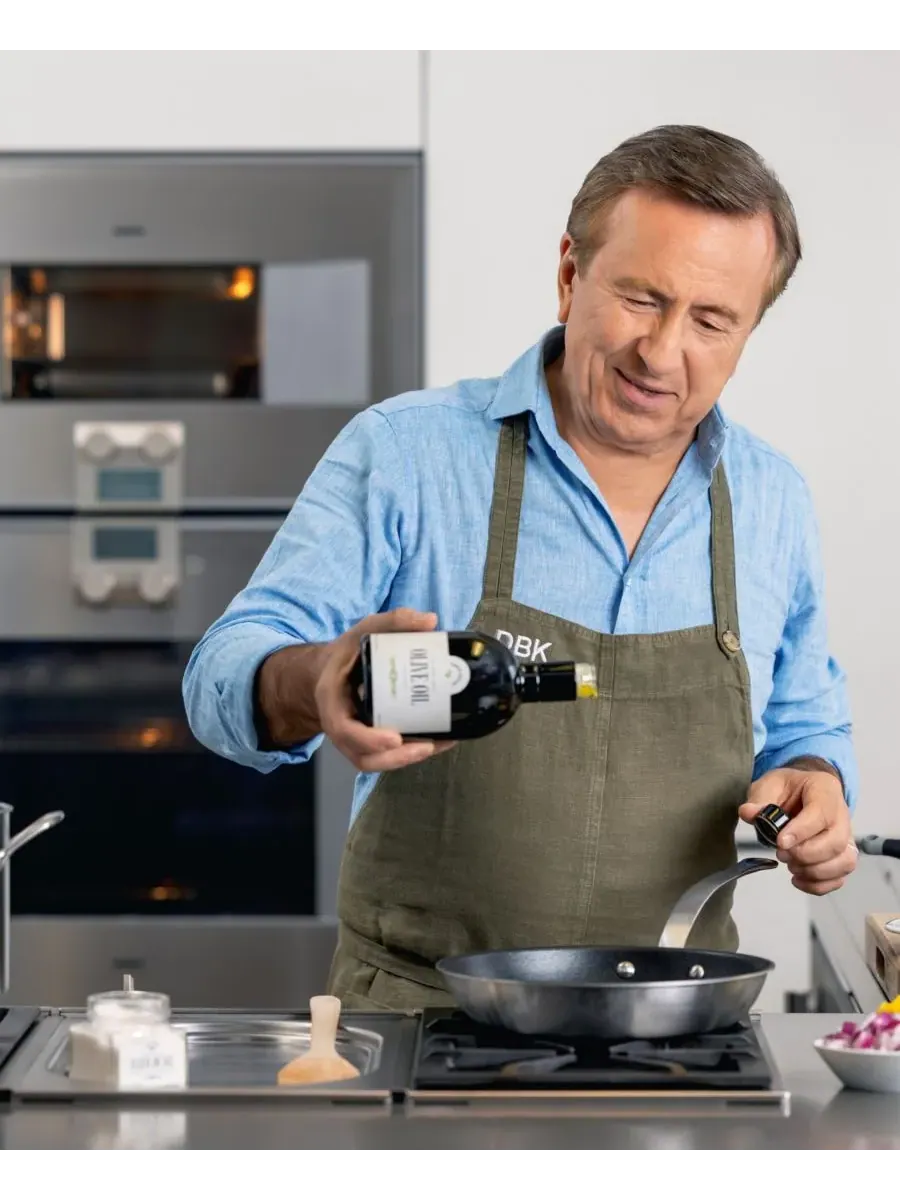 25 см сковорода с антипригарным покрытием Daniel Boulud Kitchen, нержавеющая сталь — изображение 4 из 4, серебристый