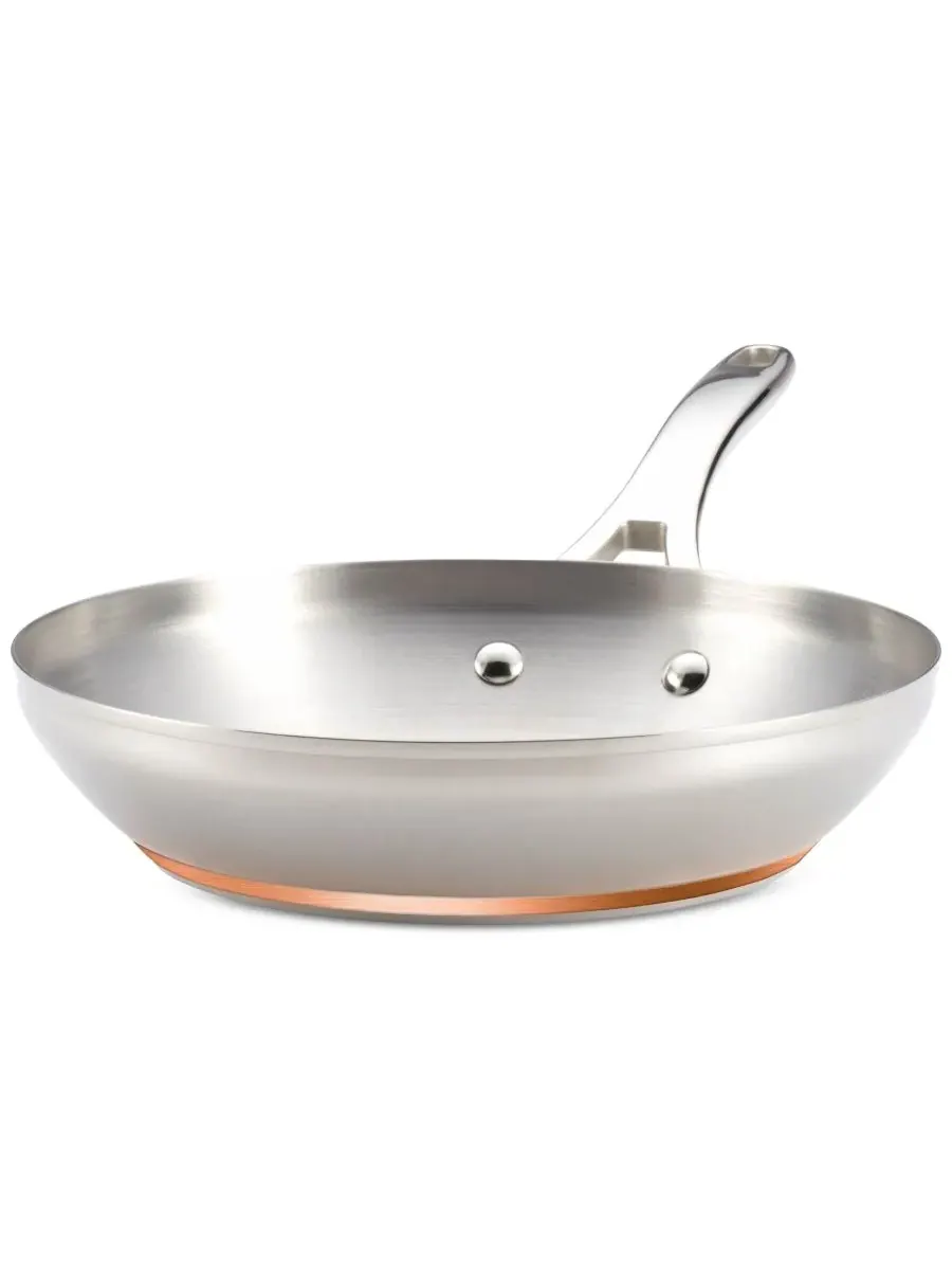 Французские сковороды Nouvelle Copper из нержавеющей стали, 8 и 24 см Anolon, нержавеющая сталь — изображение 3 из 4