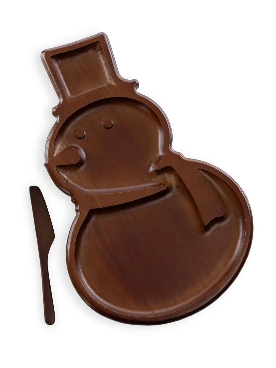 Разделочная доска для сыра с ножом, 33 см, Coca-Cola Snowman Toscana