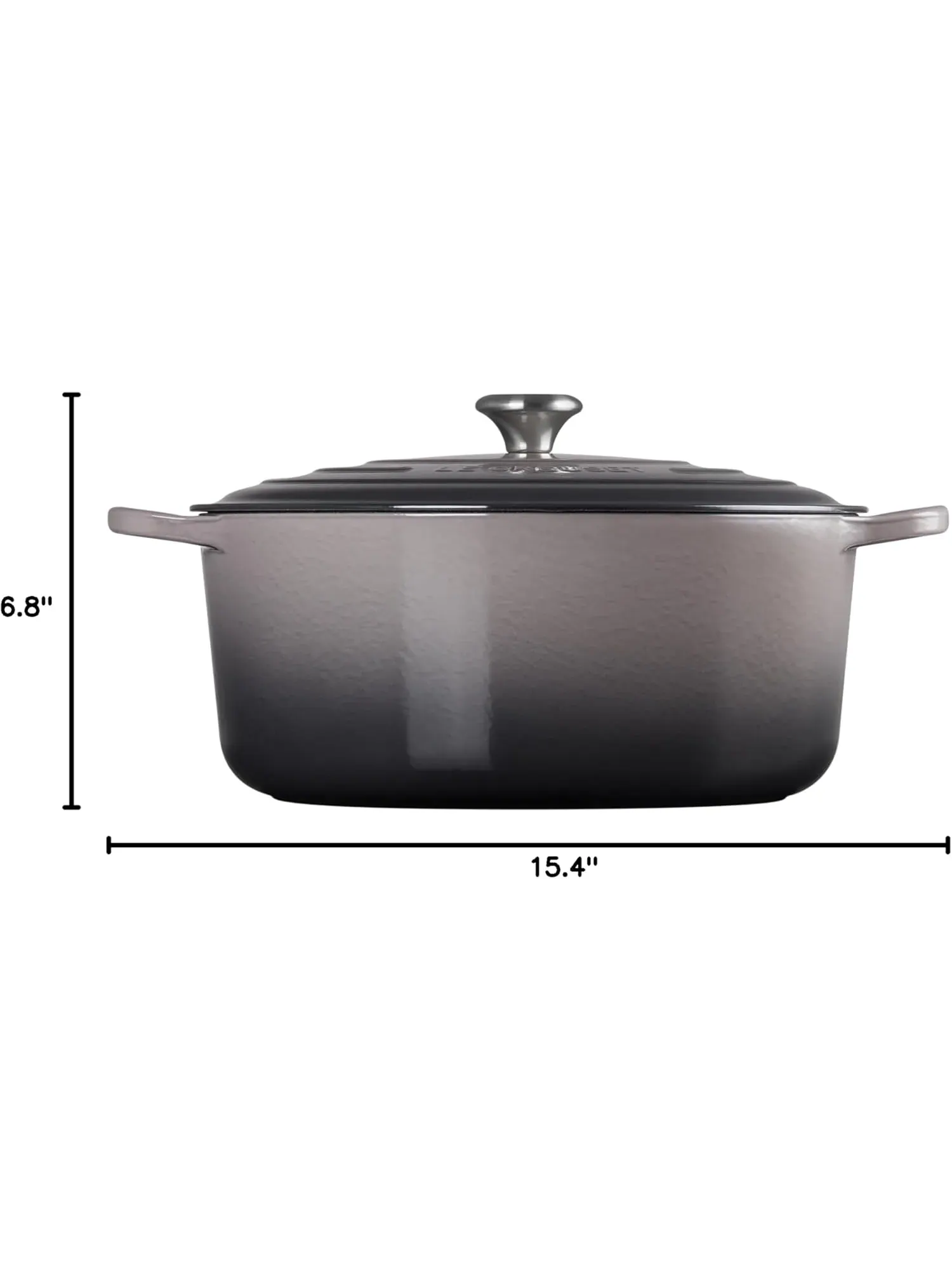 Кастрюля круглая Le Creuset Signature, 12 л, 34 см — изображение 9 из 9, устрица