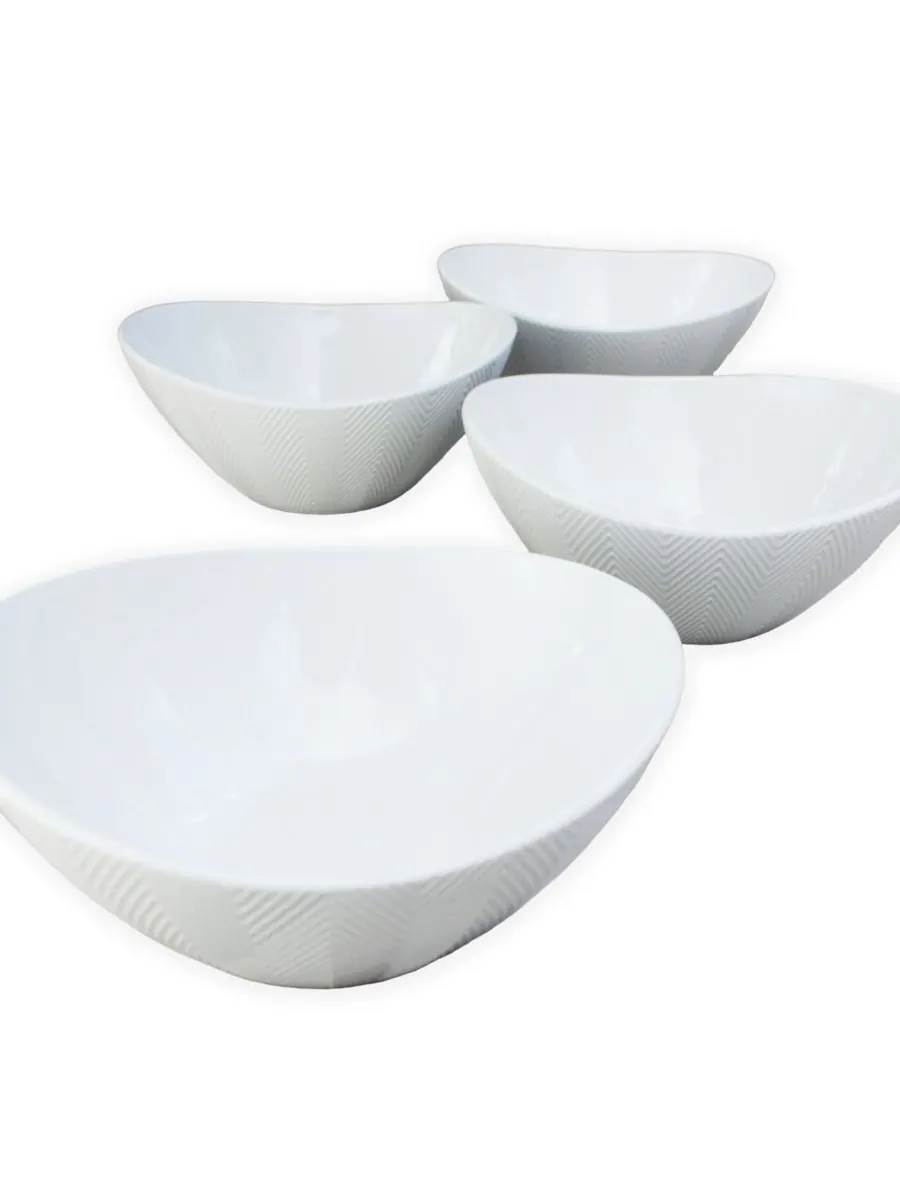 Набор сервировочных мисок Highlands, 4 шт Euro Ceramica