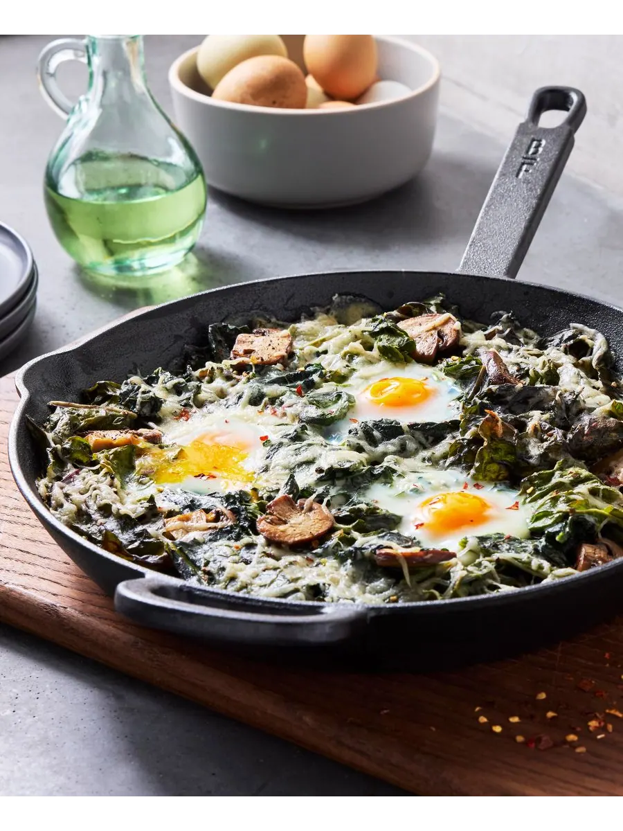 Сковорода чугунная GreenPan X Bobby Flay Cast Iron, 30 см — изображение 5 из 10, черный