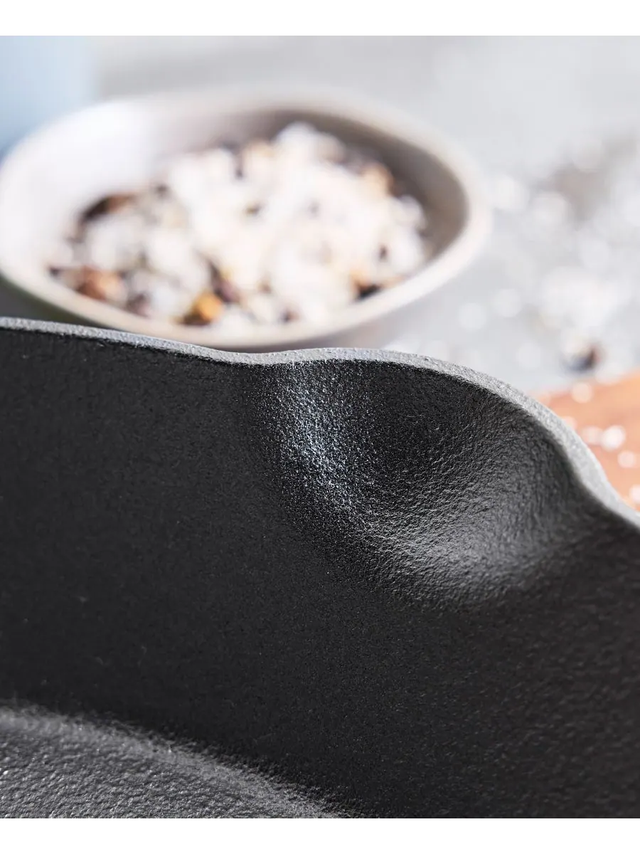 Сковорода чугунная GreenPan X Bobby Flay Cast Iron, 30 см — изображение 7 из 10, черный