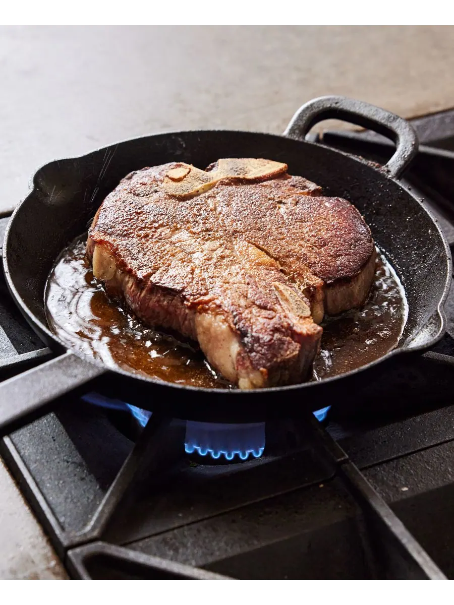 Сковорода чугунная GreenPan X Bobby Flay Cast Iron, 30 см — изображение 8 из 10, черный