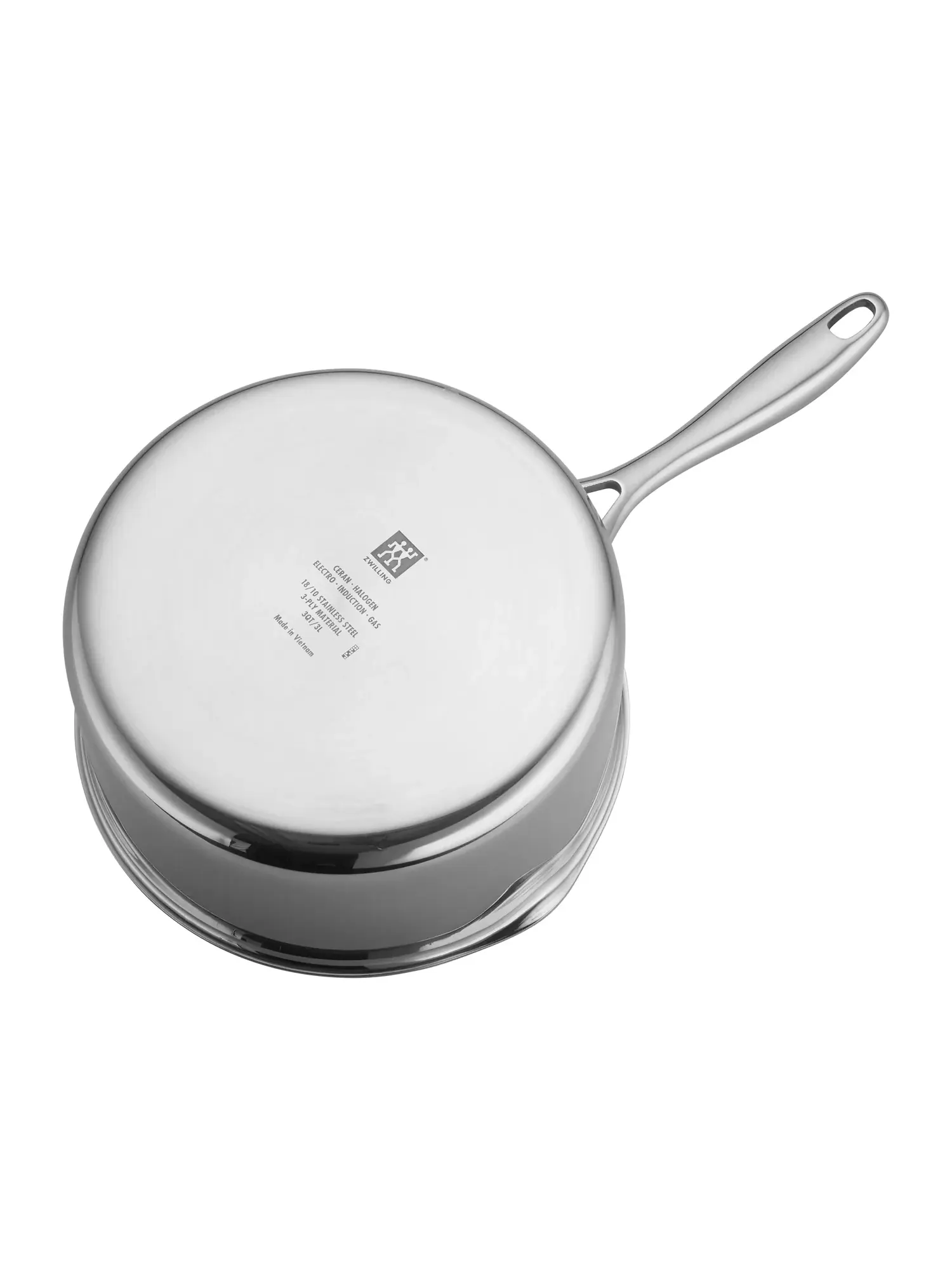 Ковш Zwilling Clad CFX Ceramic, 2,8 л, 20 см — изображение 3 из 5, серебристый