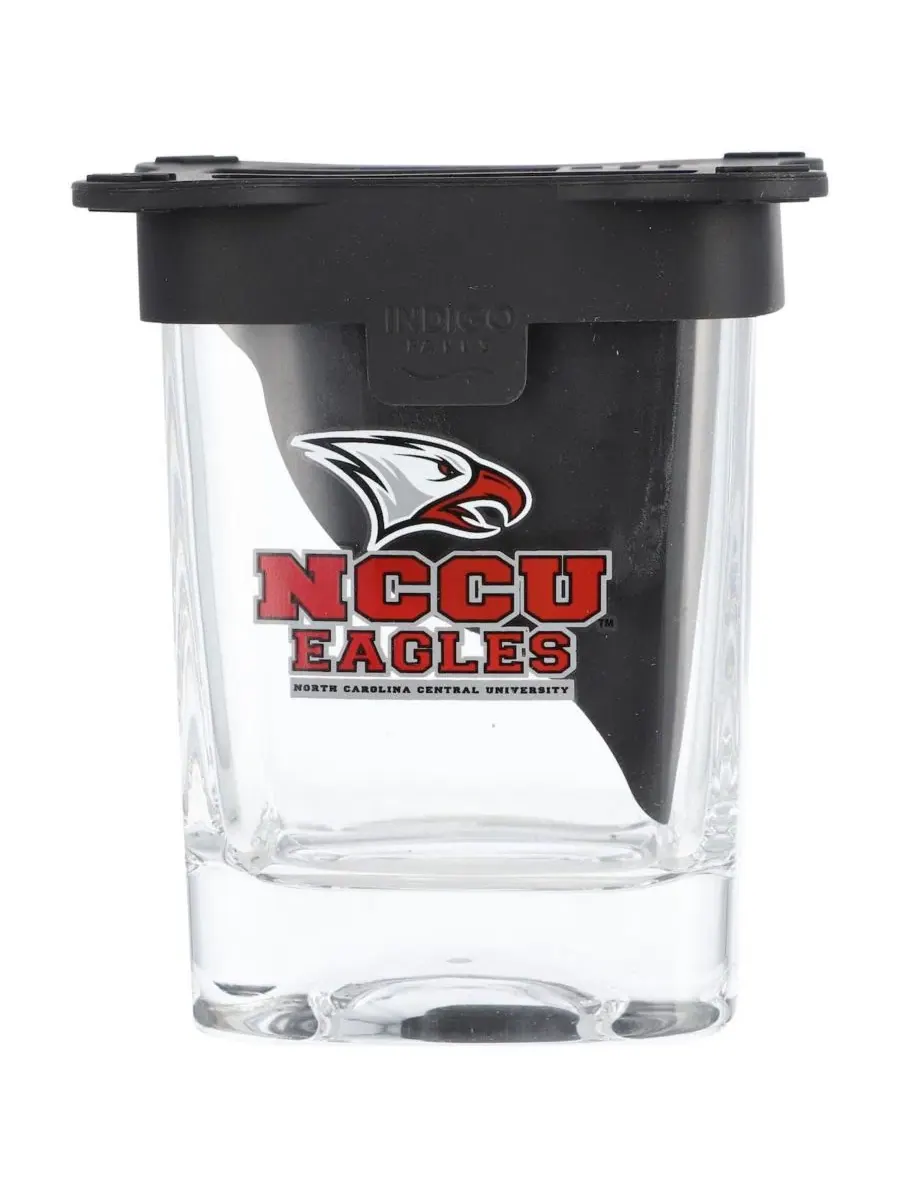 Стакан для виски с формой для льда 10 унций North Carolina Central Eagles Indigo Falls