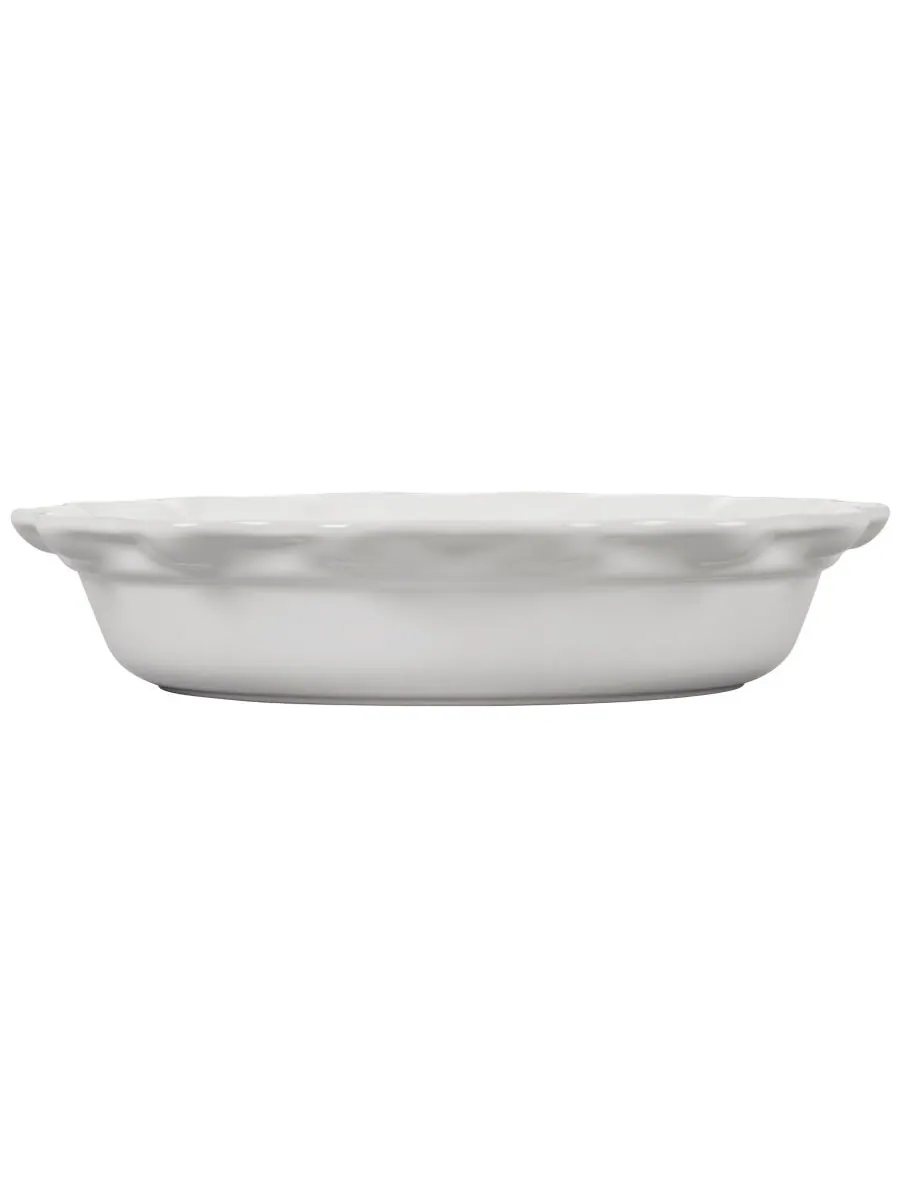 Форма для пирога из каменной керамики диаметром 9 дюймов Le Creuset — изображение 2 из 5, белый