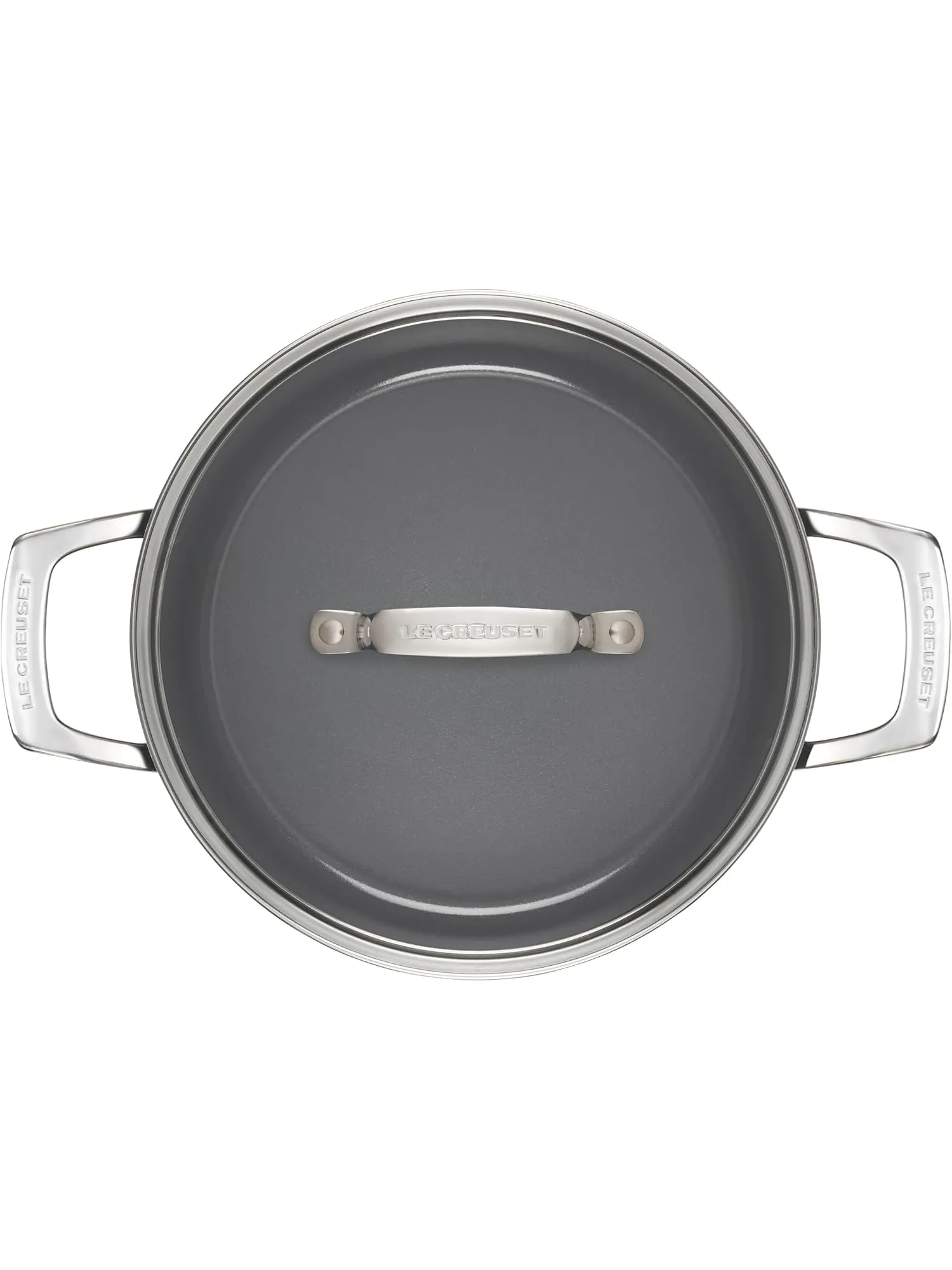 Кастрюля Le Creuset Essential Non-Stick Ceramic, 6 л, 24 см — изображение 3 из 6, черный