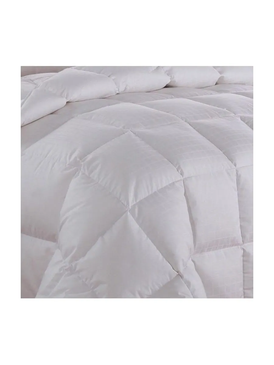 Легкое пуховое одеяло из хлопка с жаккардовым плетением Egyptian Linens — изображение 3 из 5, белый