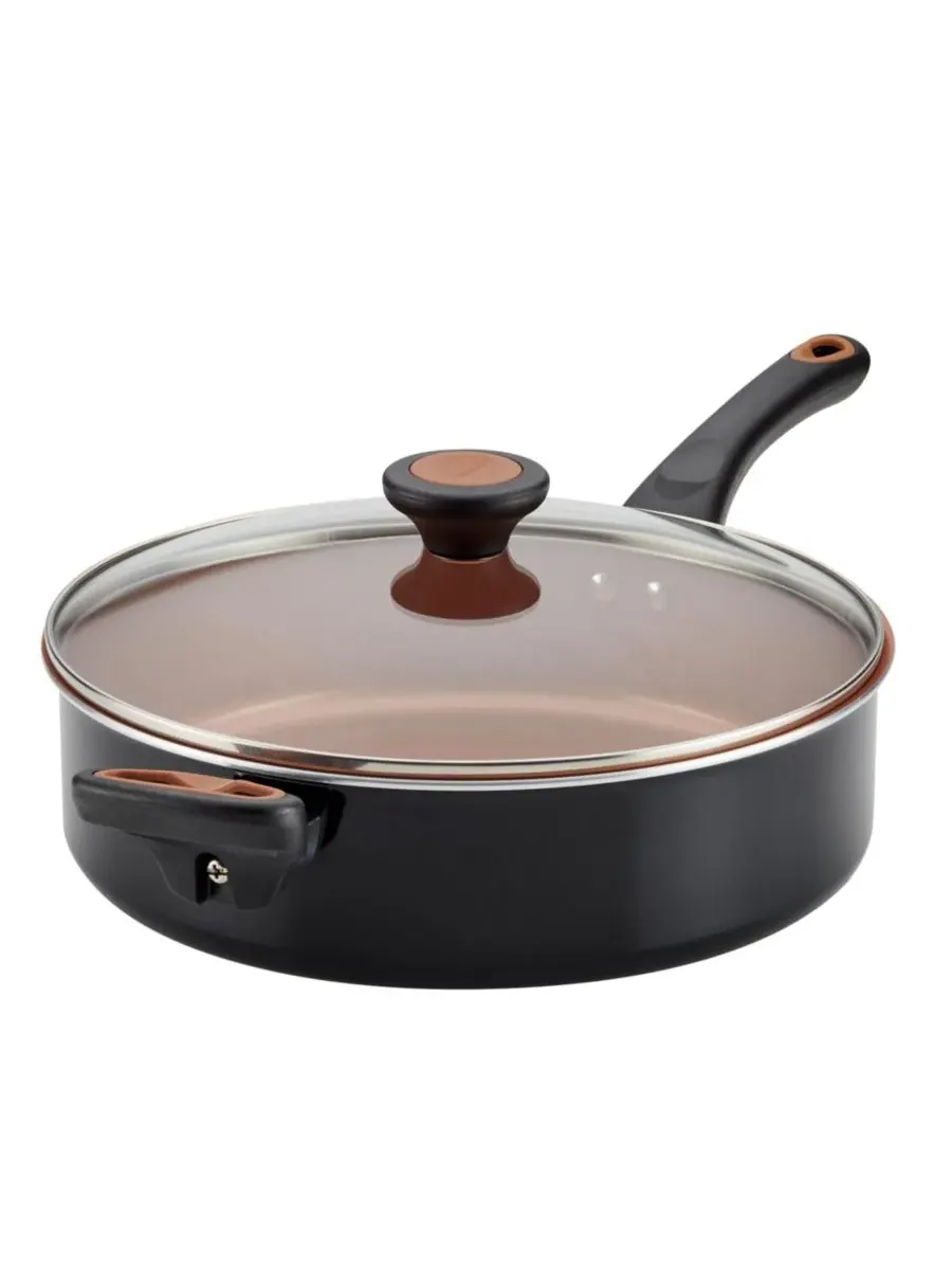 Сотейник Glide Copper Ceramic объемом 4 л с крышкой Farberware