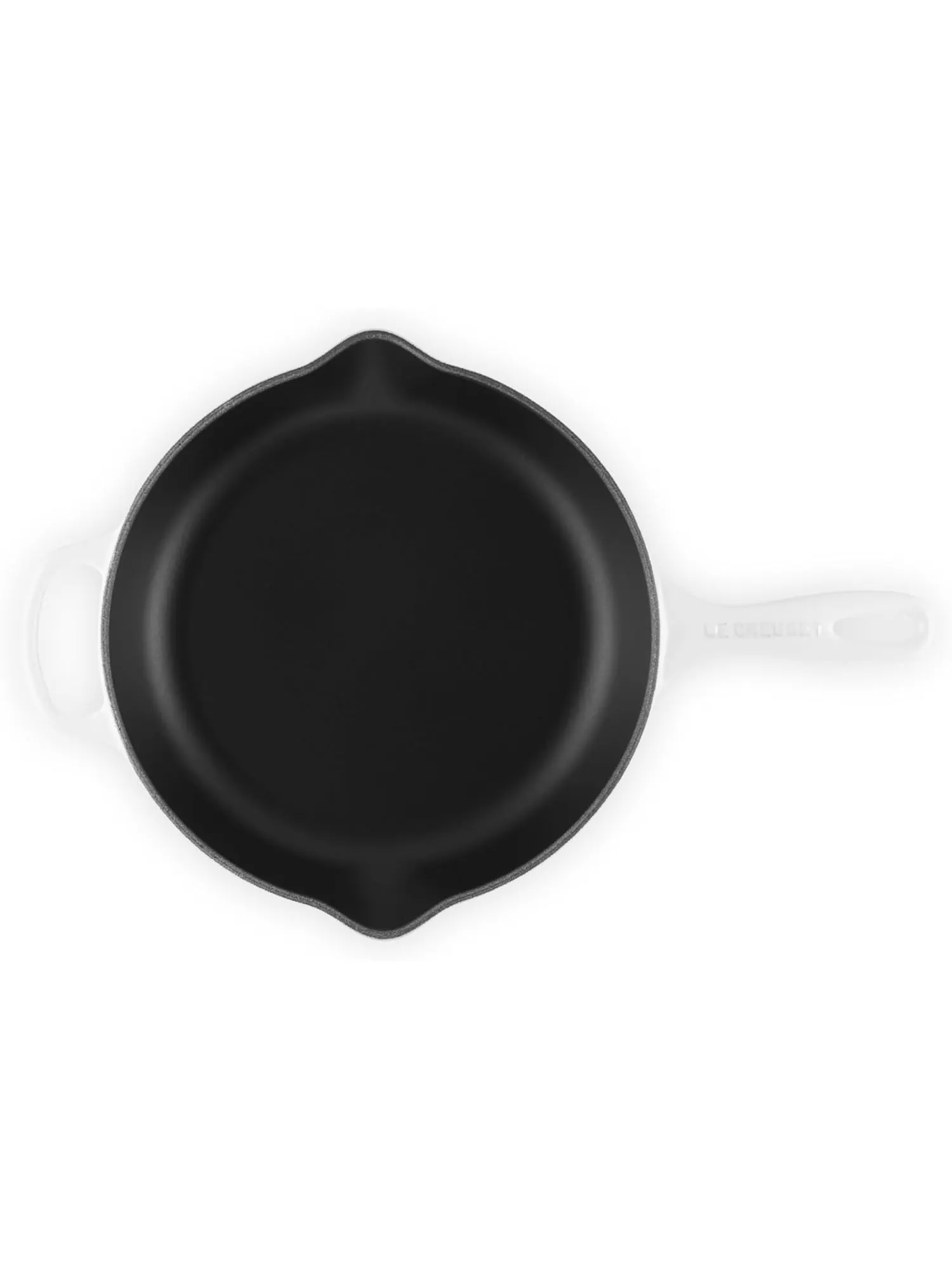 Сковорода чугунная Le Creuset Signature с эмалированным покрытием, 26 см — изображение 4 из 8, белый