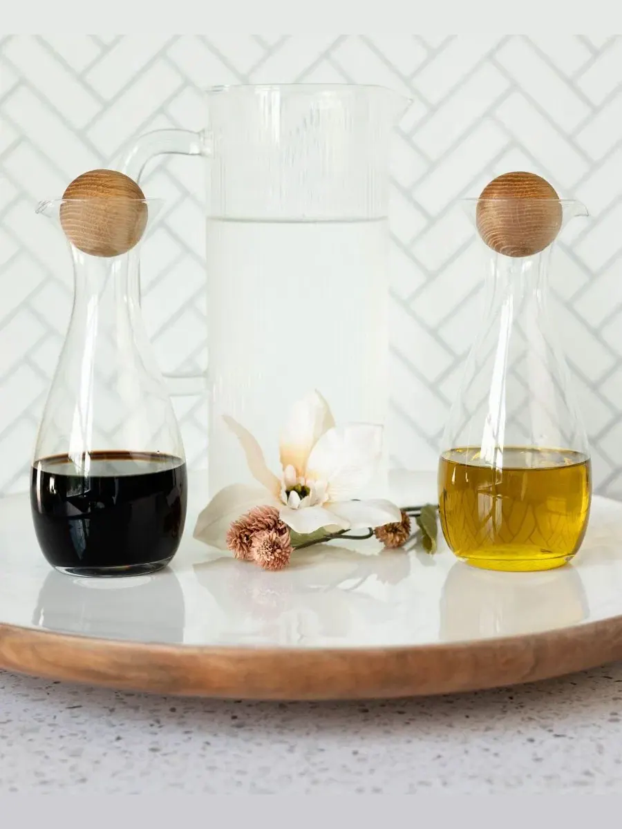 Вращающаяся подставка Lazy Susan из акации, Wood Plus Collection Jeanne Fitz — изображение 4 из 4, коричневый