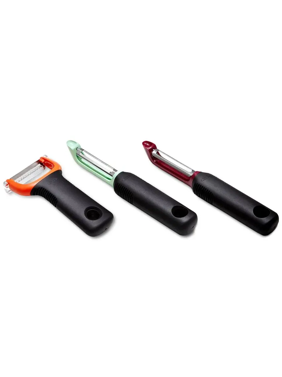 Набор овощечисток Good Grips из 3 предметов Oxo — изображение 2 из 10, мульти