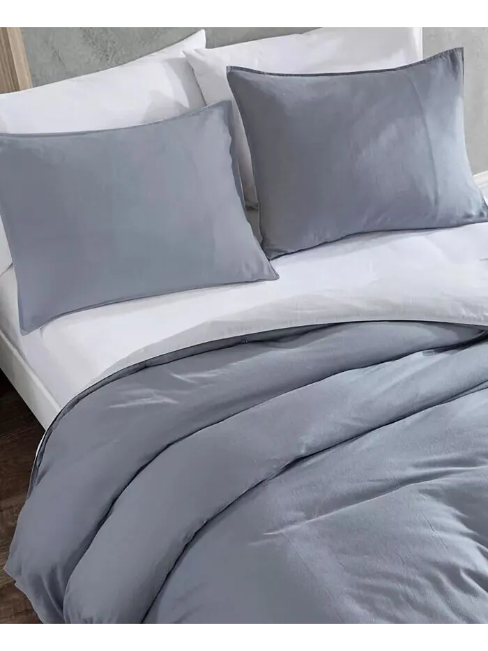 Коллекция двусторонних пододеяльников Nila Kenneth Cole New York — изображение 2 из 12, серый