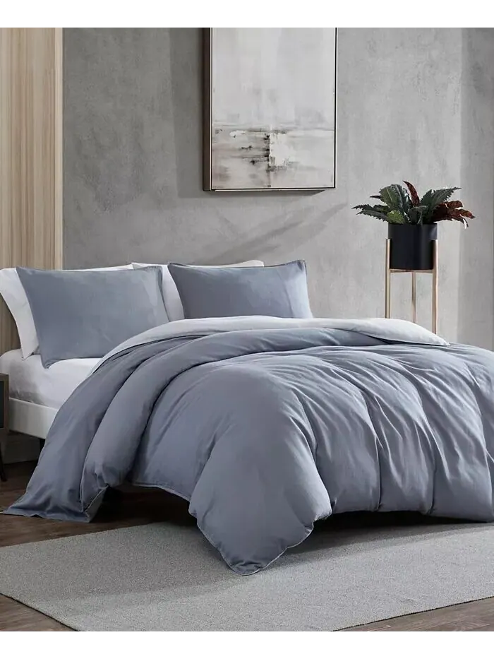 Коллекция двусторонних пододеяльников Nila Kenneth Cole New York — изображение 6 из 12, серый