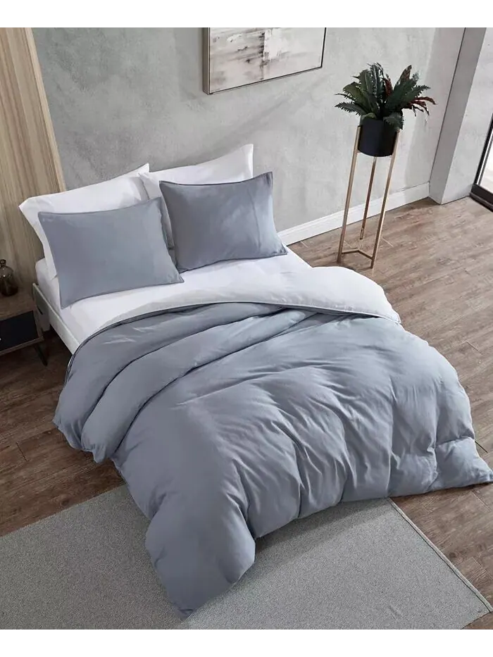 Коллекция двусторонних пододеяльников Nila Kenneth Cole New York — изображение 7 из 12, серый