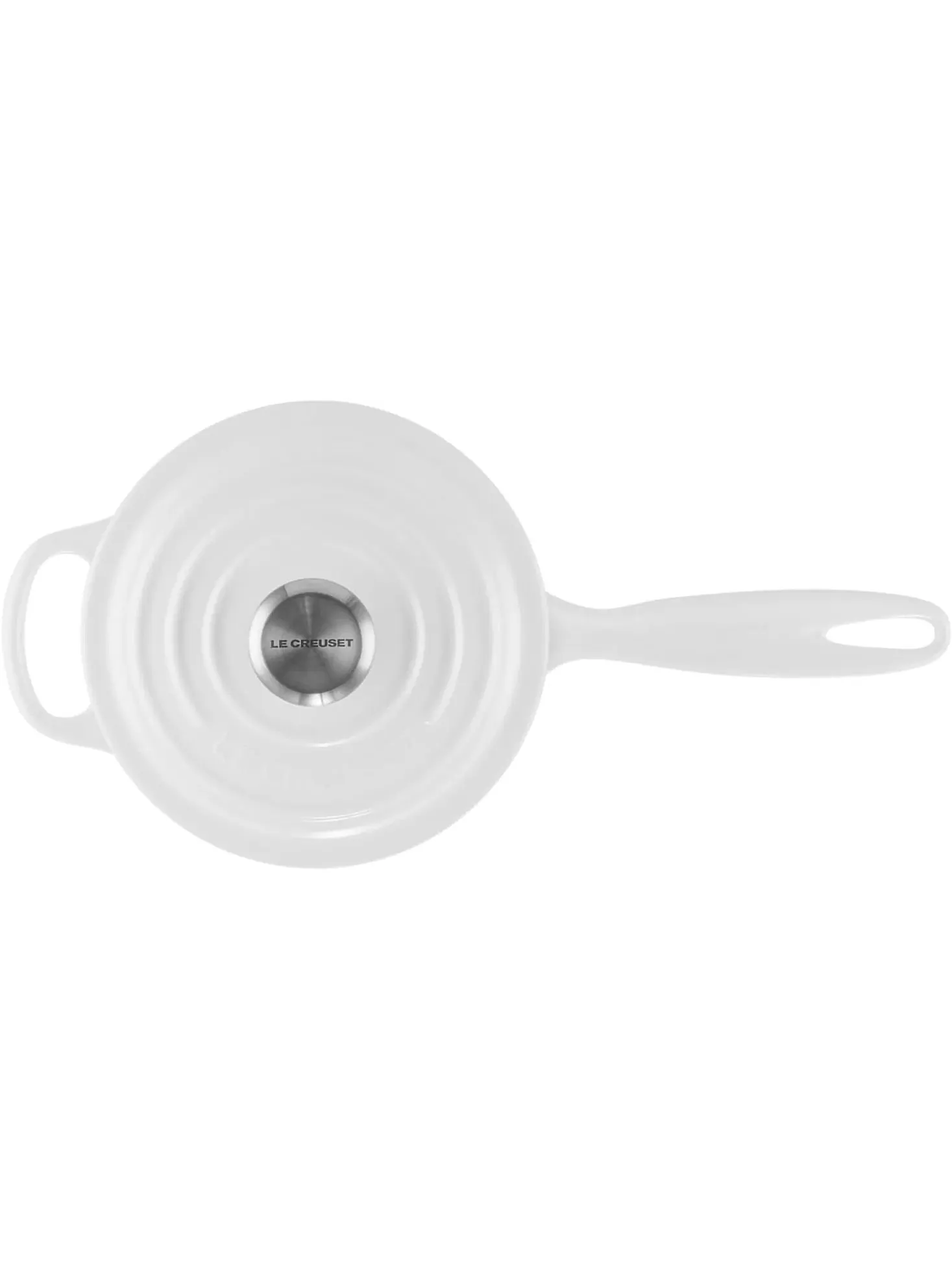 Ковш чугунный Le Creuset Signature, 1,5 л, 16 см — изображение 2 из 7, белый