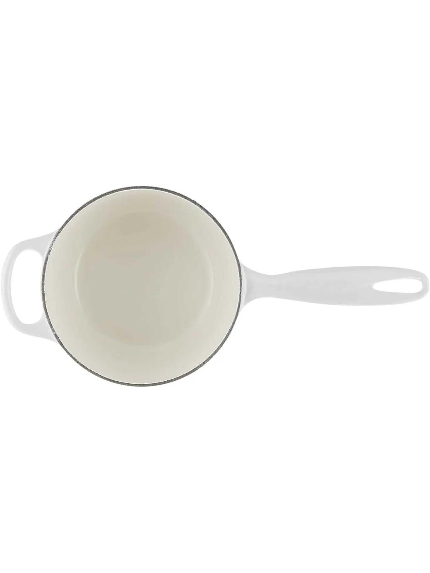 Ковш чугунный Le Creuset Signature, 1,5 л, 16 см — изображение 3 из 7, белый