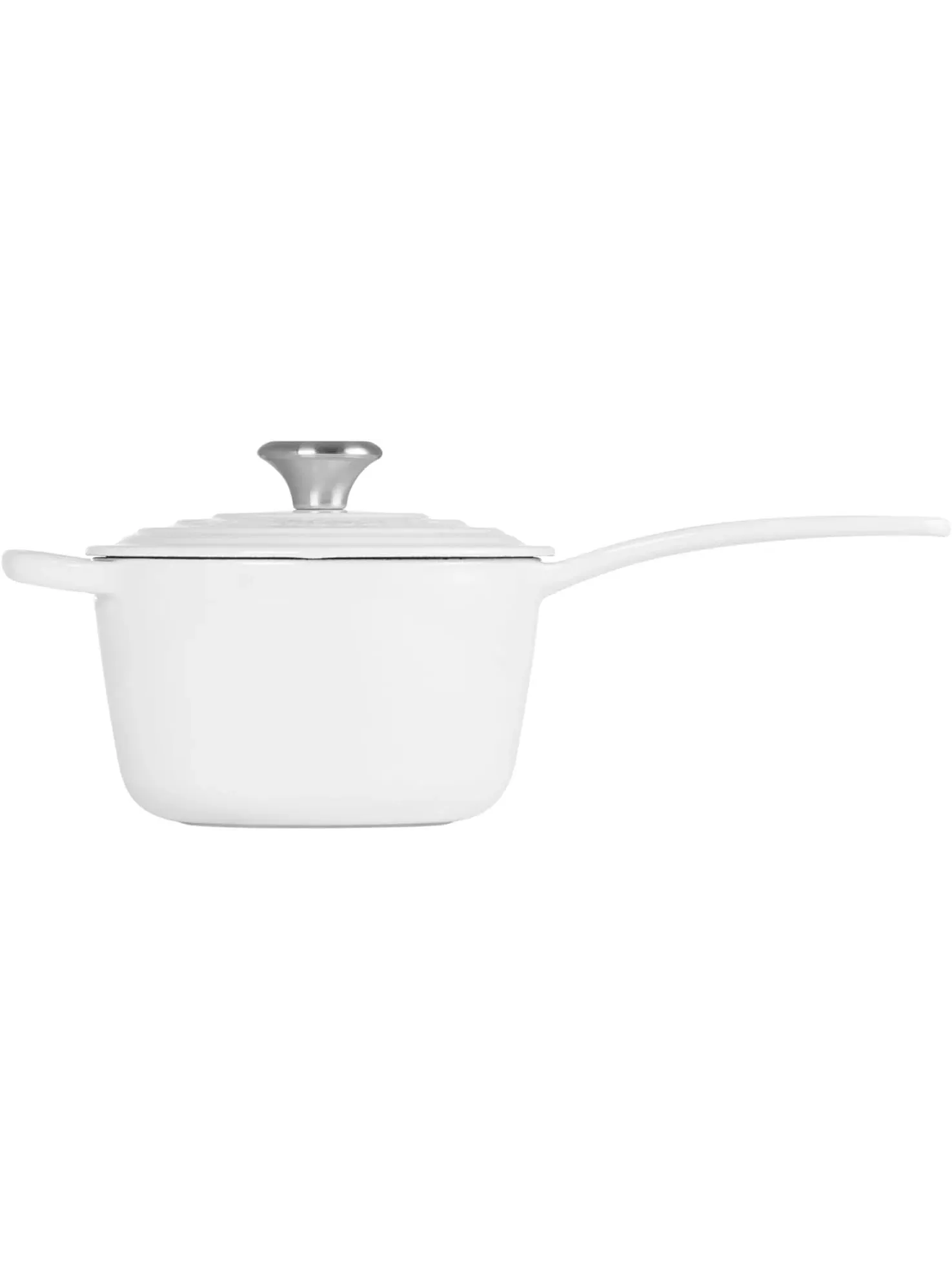 Ковш чугунный Le Creuset Signature, 1,5 л, 16 см — изображение 4 из 7, белый