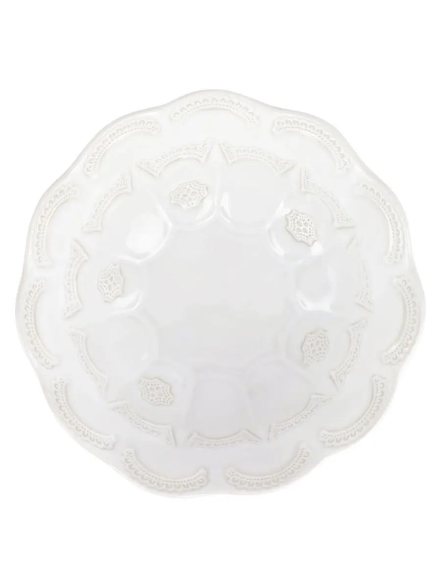 VIETRI Круглая миска среднего размера Incanto Stone White Lace — изображение 2 из 4, белый