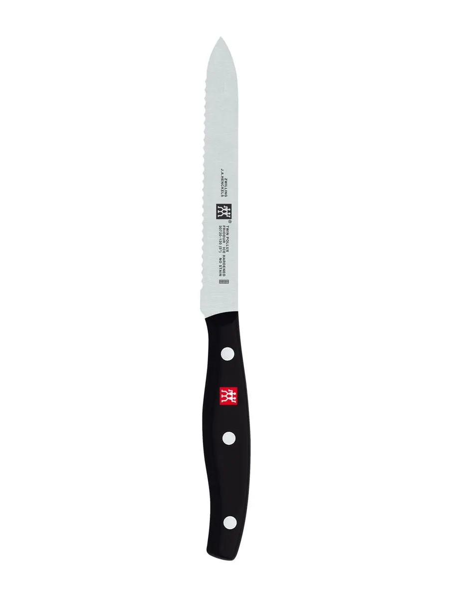 Универсальный нож JA Henckels Twin Signature с зазубренным лезвием, 5 дюймов ZWILLING