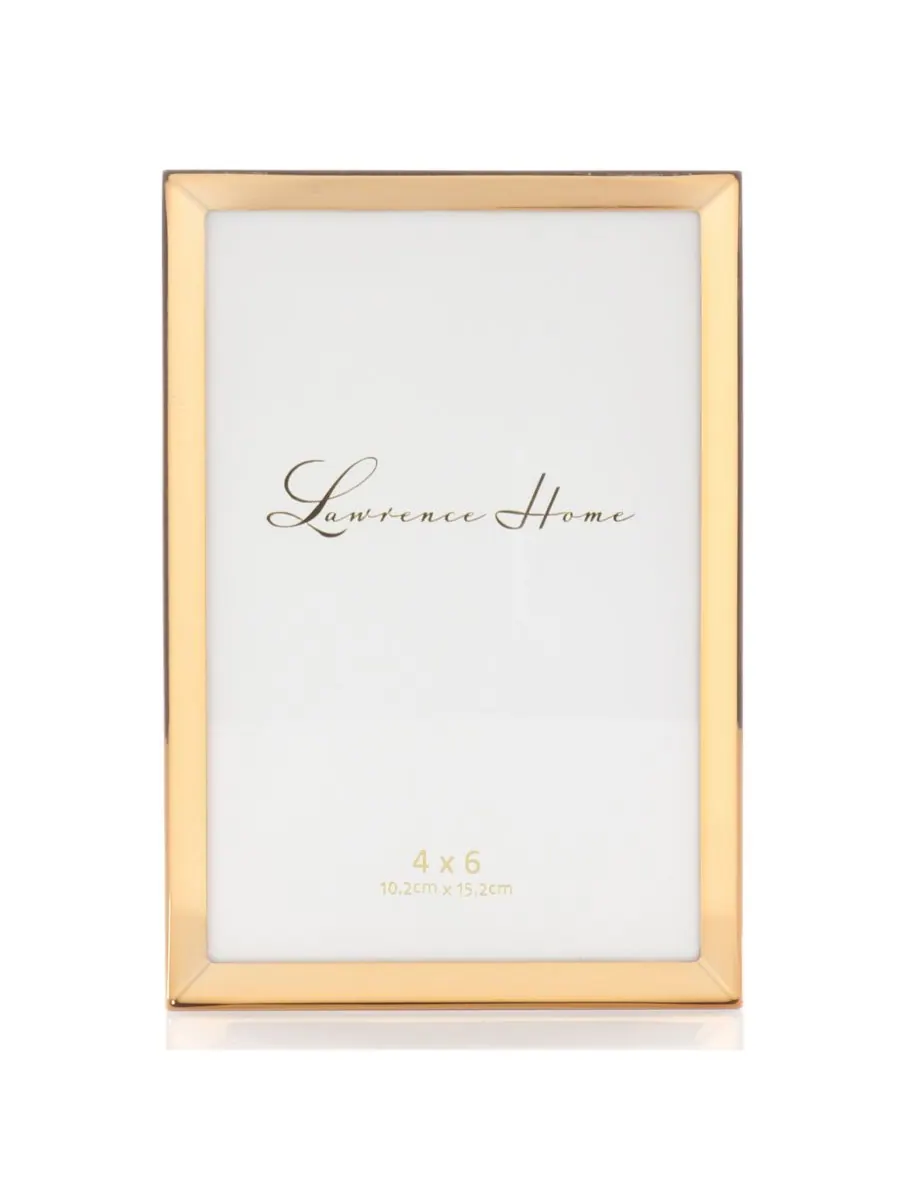 Фоторамка Grace, 4" x 6" Lawrence Frames — изображение 4 из 4, золотистый