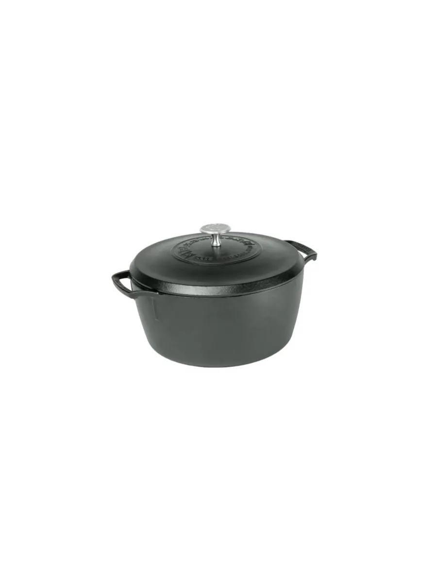 Кастрюля-жаровня Blacklock Triple Seasoned объемом 5,5 кварты Lodge Cast Iron