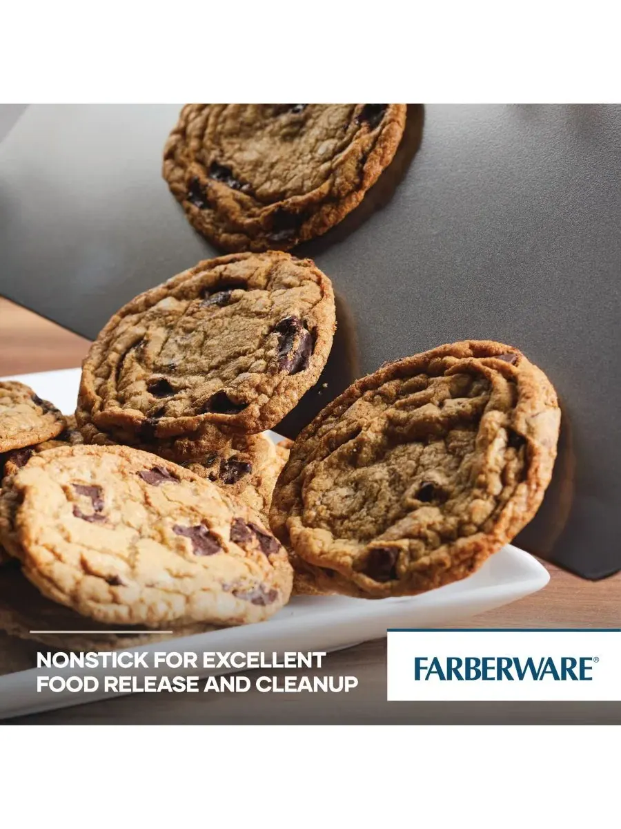 Форма для выпечки прямоугольная с крышкой, 33x23 см, GoldenBake Farberware — изображение 4 из 10, серый