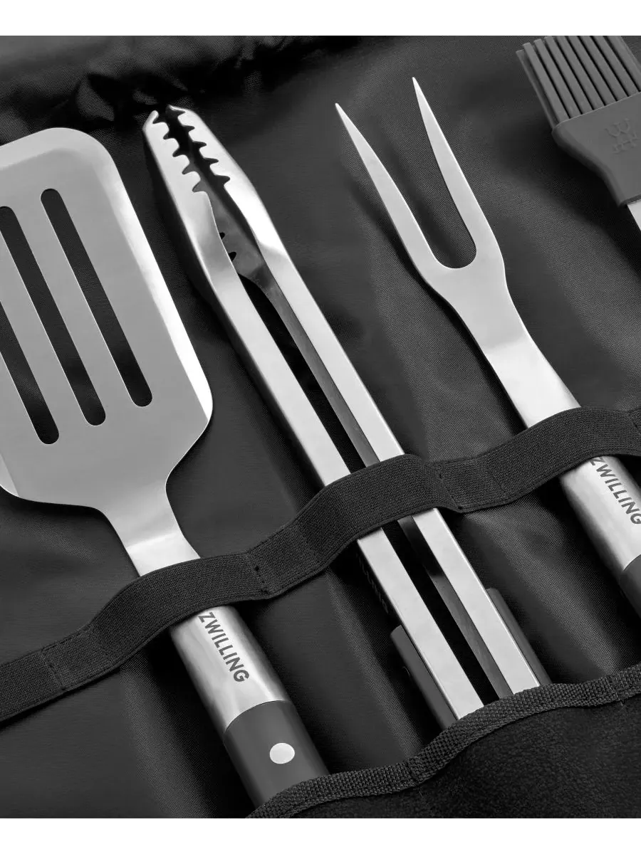 Набор инструментов для барбекю из 5 предметов Zwilling — изображение 2 из 9, темно-серый