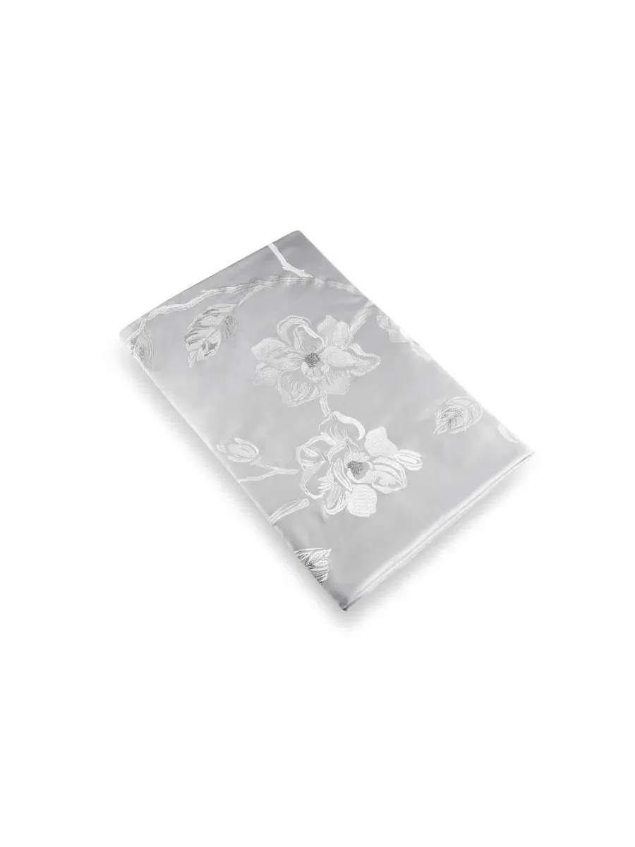 Пододеяльник Gardenia Hand-Enameled Floral Michael Aram — изображение 5 из 6, серый белый