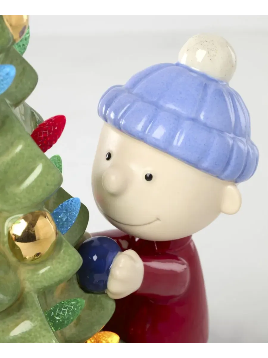 Фигурка Lenox Peanuts Christmas Light-Up Figurine с подсветкой — изображение 5 из 6, мульти