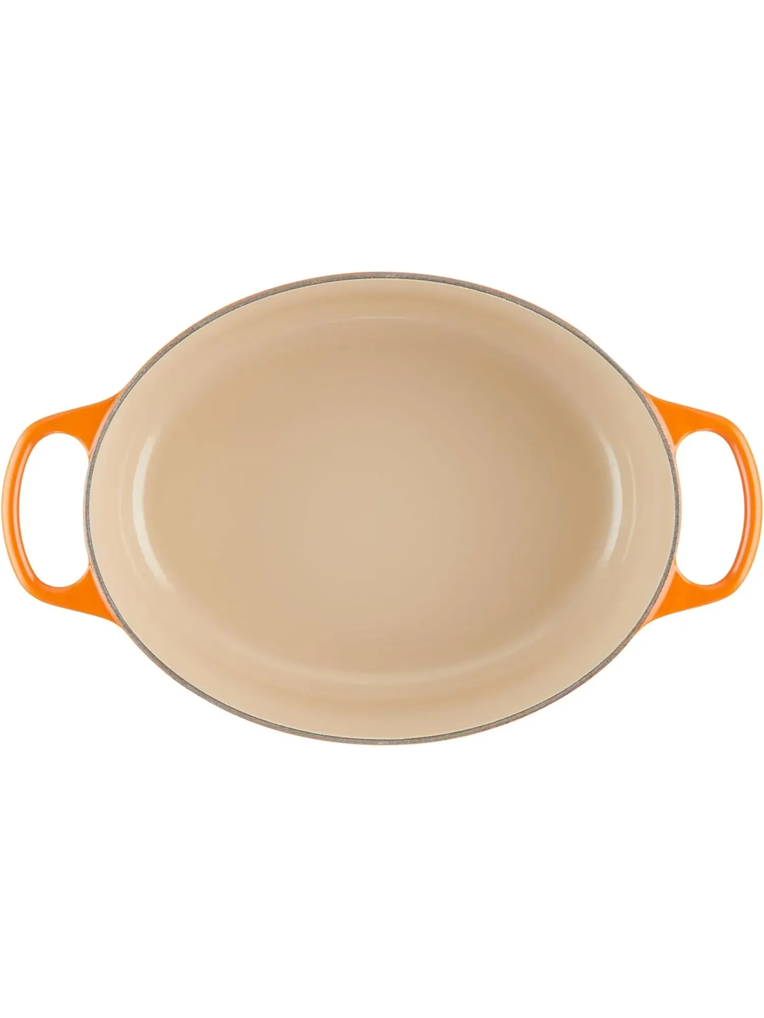 Кастрюля овальная Le Creuset Signature, 4,7 л, 29 см — изображение 3 из 7, оранжевый