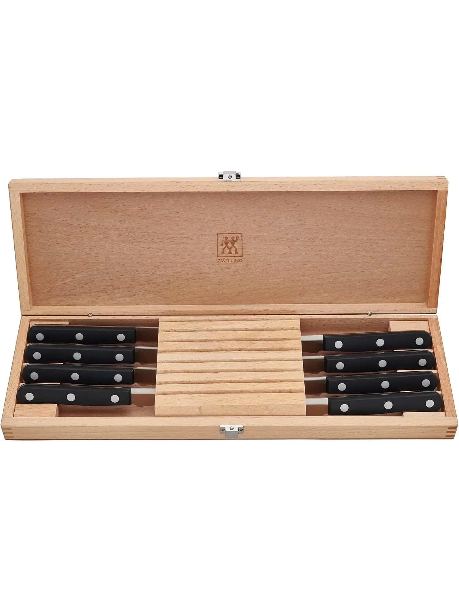Набор ножей для стейка Zwilling Twin Gourmet Classic, 8 предметов — изображение 2 из 5, черный