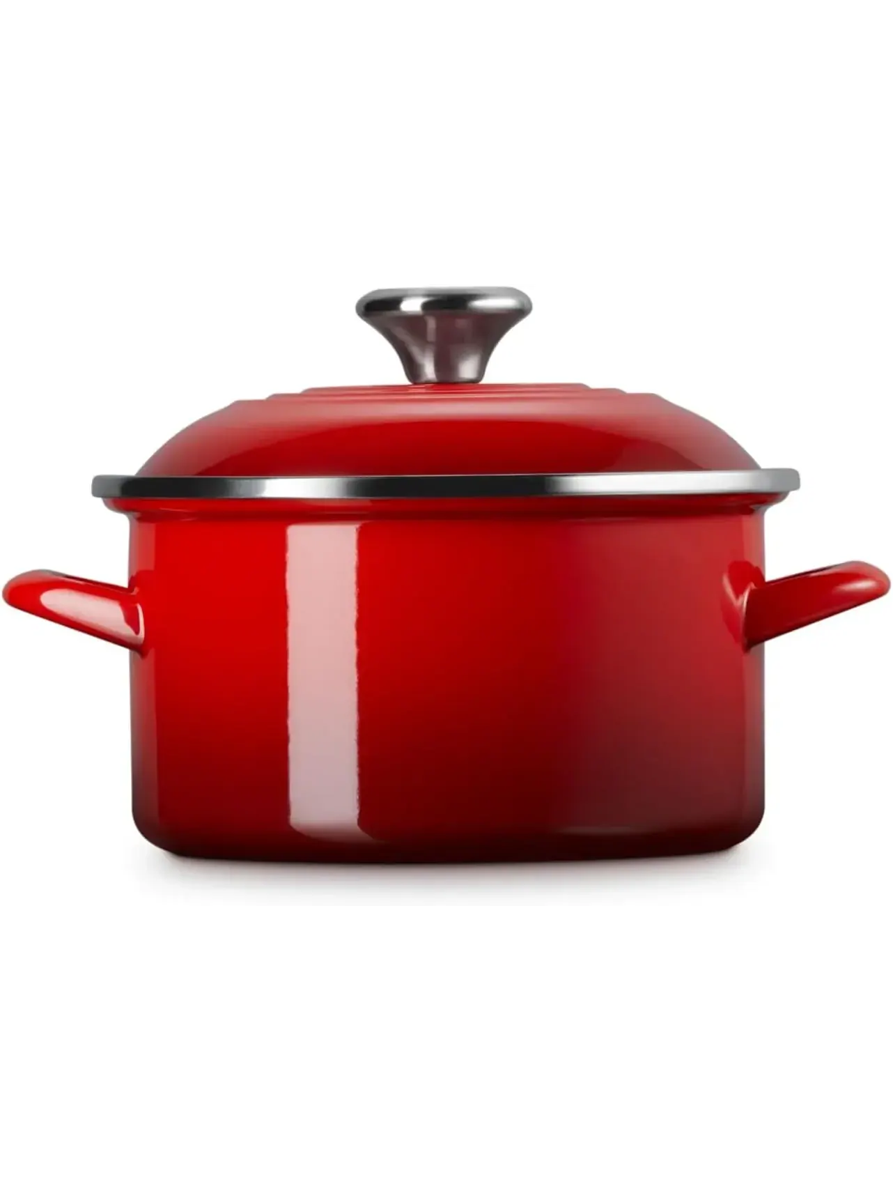 Кастрюля Le Creuset Enamel on Steel Stockpot, 3,6 л — изображение 4 из 6, красный