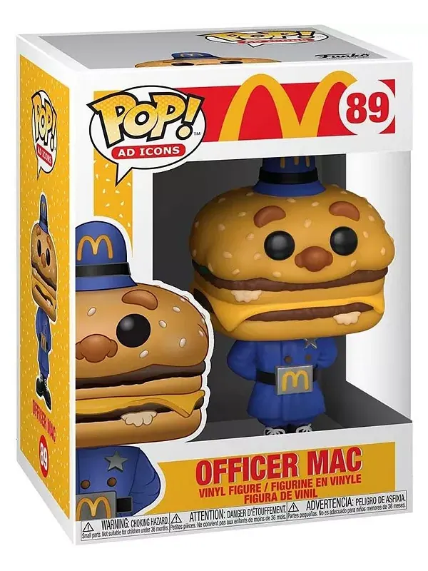 Виниловая фигурка McDonald'S Pop | Офицер Биг Мак Funko — изображение 2 из 3, синий