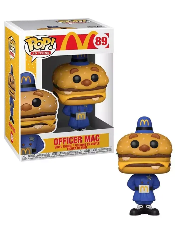 Виниловая фигурка McDonald'S Pop | Офицер Биг Мак Funko — изображение 3 из 3, синий