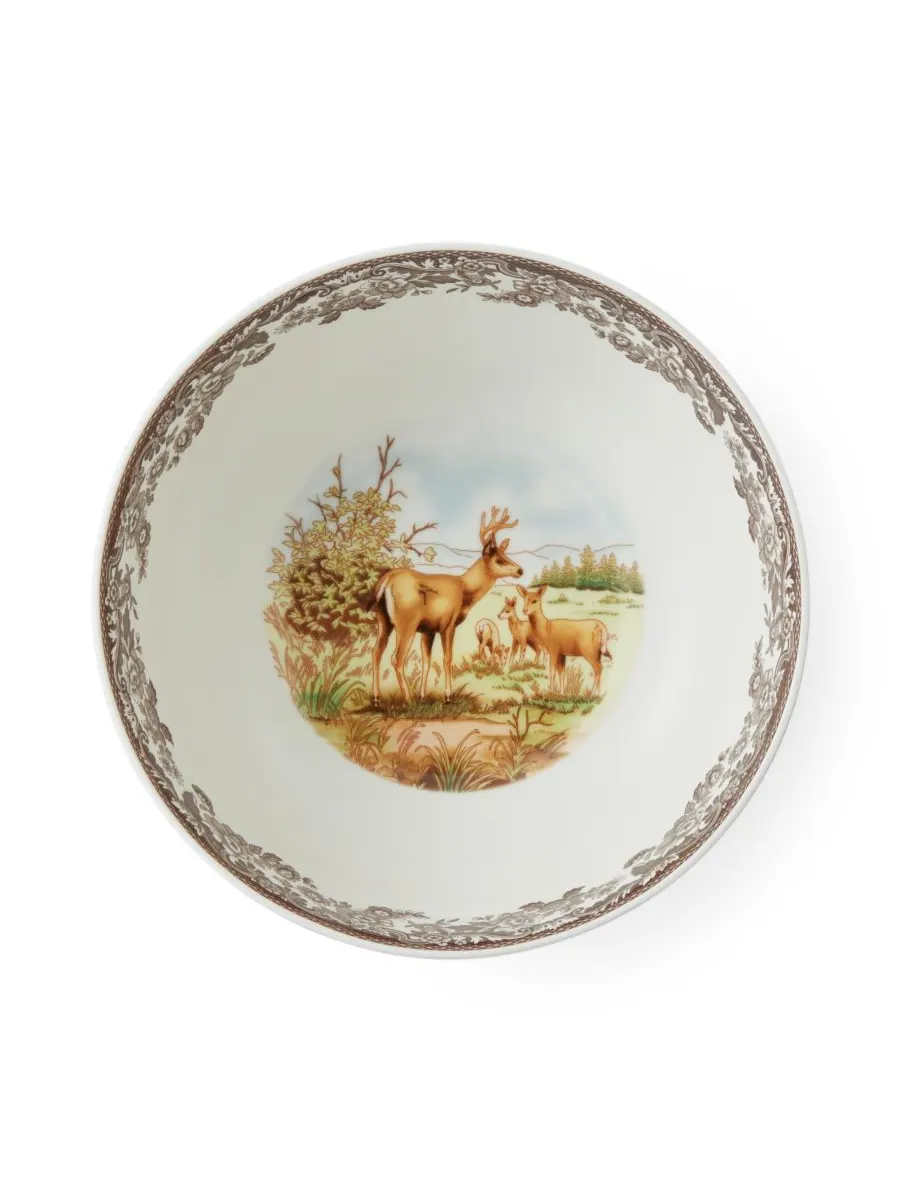 Миска для подачи блюд «Лесной олень» Spode — изображение 2 из 6, коричневый
