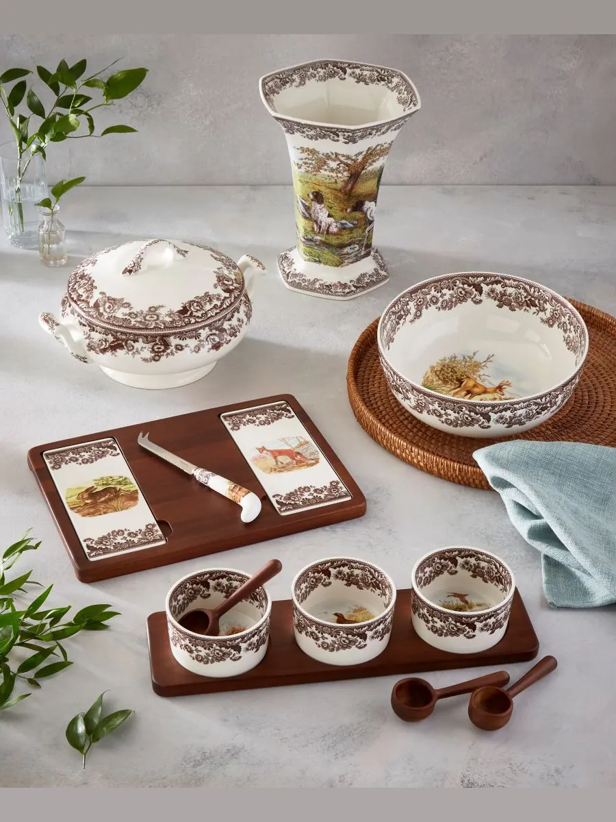 Миска для подачи блюд «Лесной олень» Spode — изображение 6 из 6, коричневый