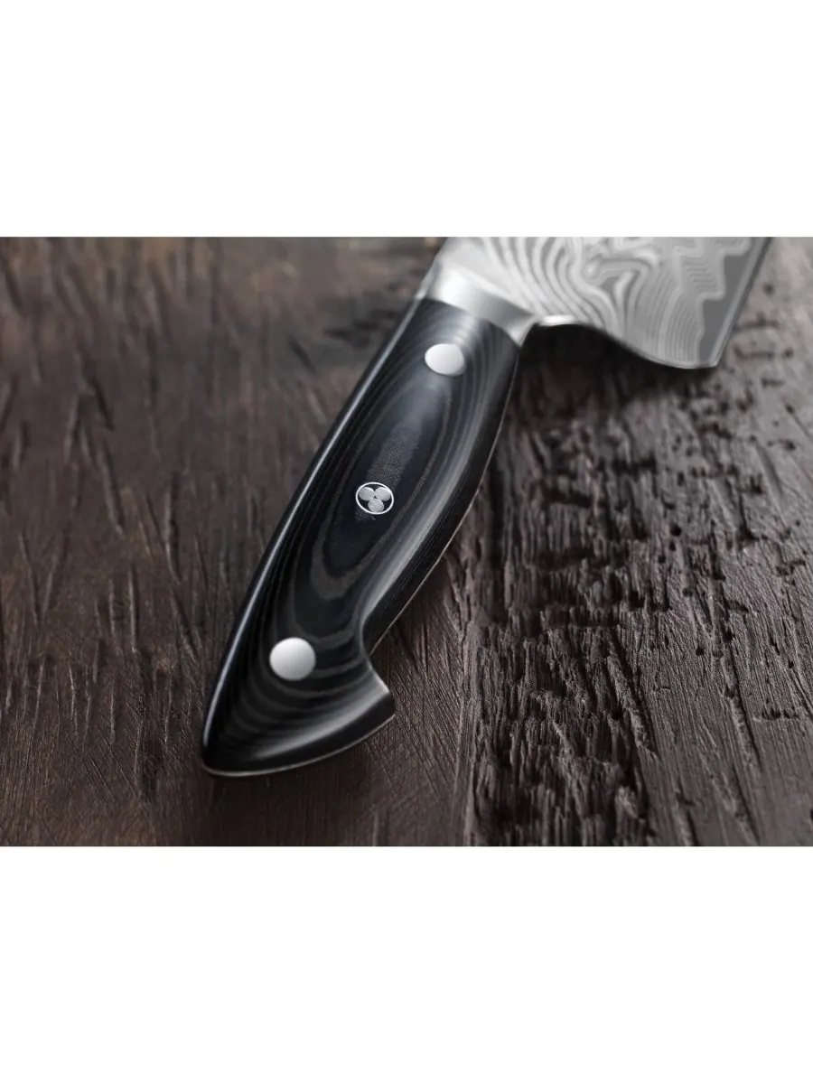 Универсальный нож Kramer от JA Henckels Euroline Damascus Collection, длина 4,5 дюйма ZWILLING — изображение 3 из 3, черный