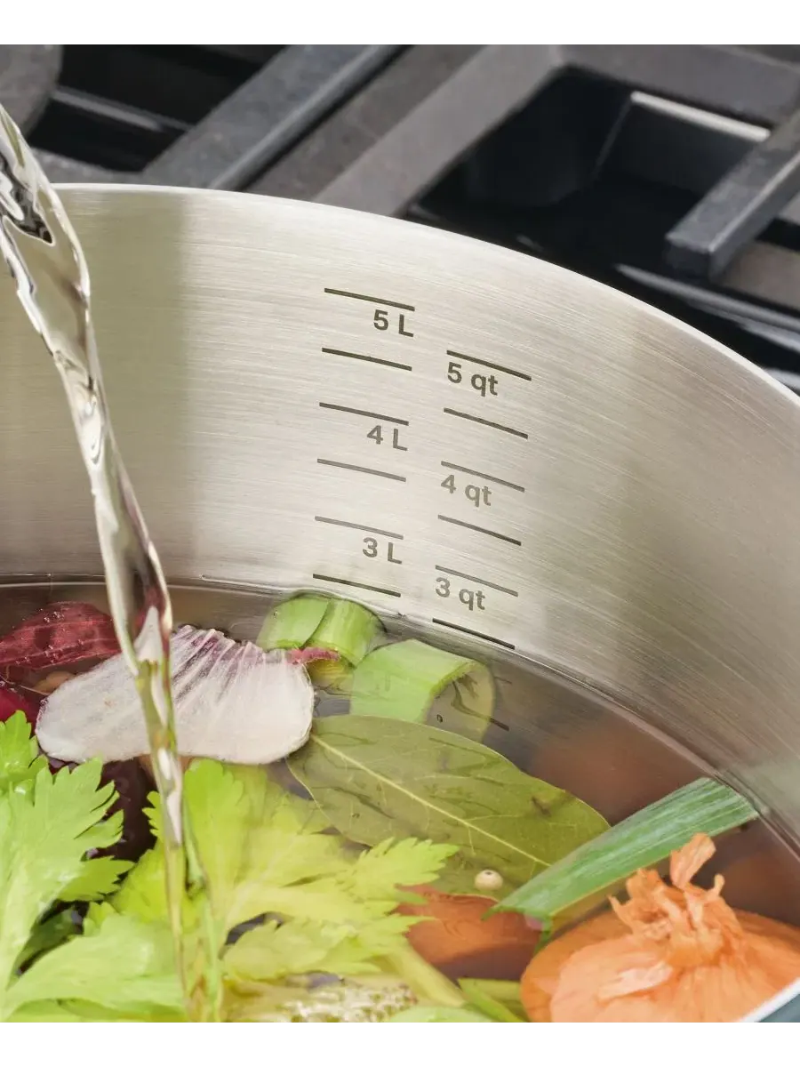 Набор посуды KitchenAid Stainless Steel Multi-Ply, 11 предметов, голубая агава — изображение 9 из 9, зеленый