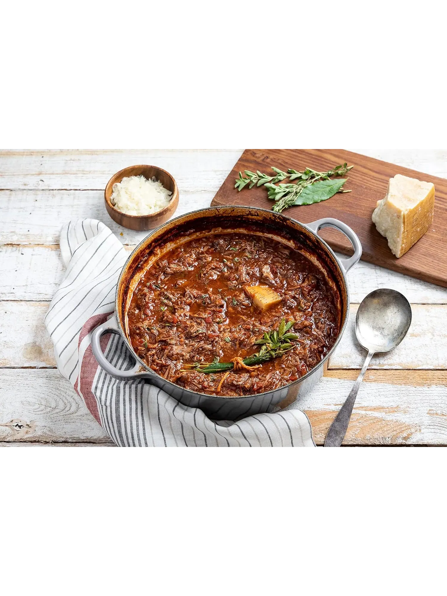 Кастрюля круглая Le Creuset Signature, 1,8 л, 18 см — изображение 6 из 9, устрица