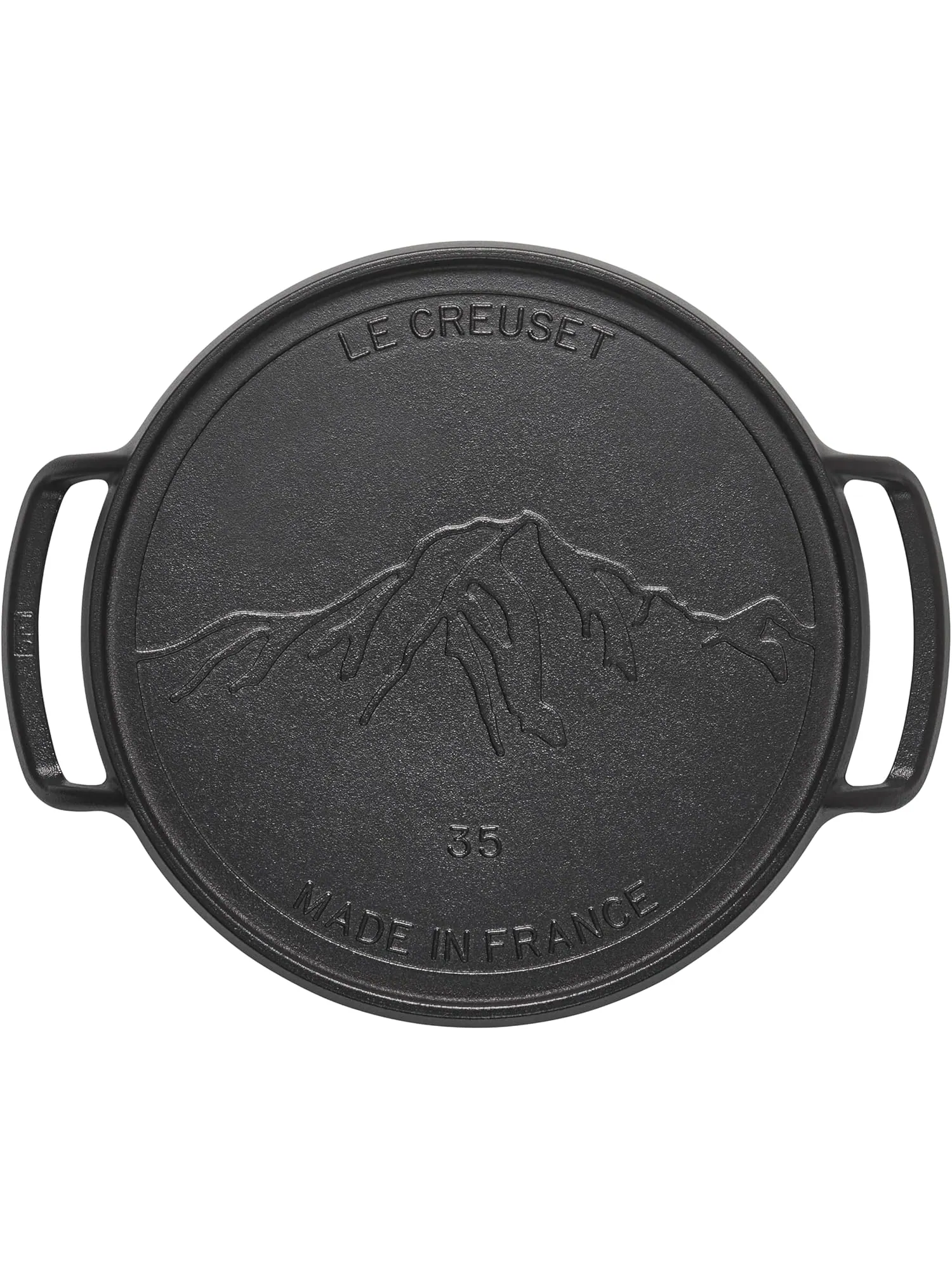 Круглая форма для пиццы Le Creuset Alpine Outdoor Pizza Pan, 35 см — изображение 2 из 7, черный