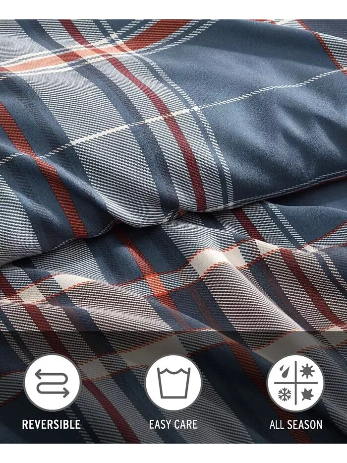 Комплекты пододеяльников из микрозамши Shasta Lake Eddie Bauer — изображение 11 из 15, индиго