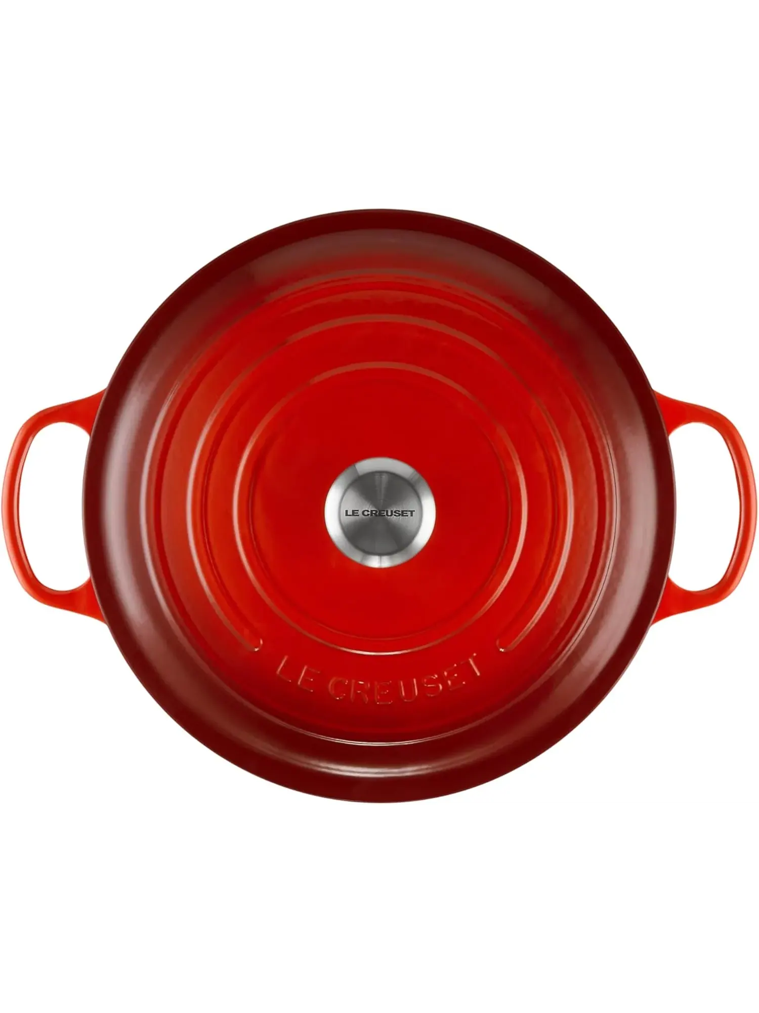 Кастрюля круглая Le Creuset Signature, 8,4 л, 30 см — изображение 2 из 7, вишневый