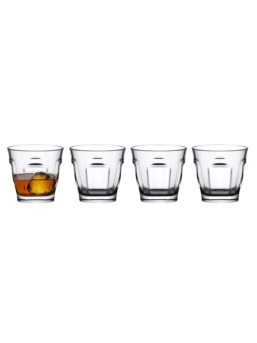 Набор из 4 нескользящих многофункциональных стаканов Ahoy Nude Glass